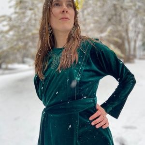 emerald pantsuit